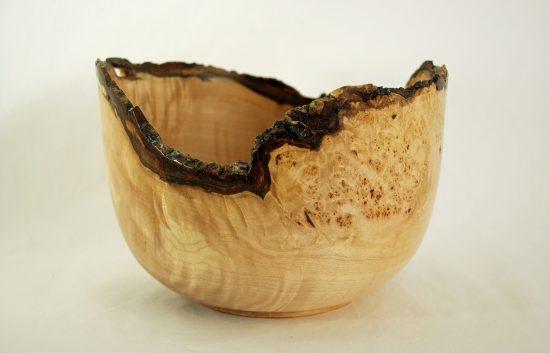 Hard Maple Burl Bowl