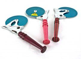 Custom Wood Pizza Cutters