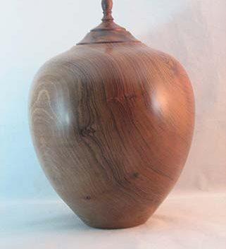 Custom English Walnut Urn