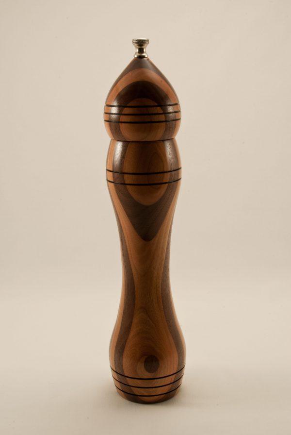 Walnut and Cherry Pepper Mill