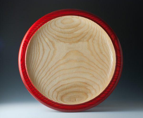 Red Rim and Back Ash Platter
