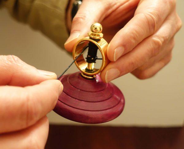 Spinning Top - Purpleheart Wood - Image 2