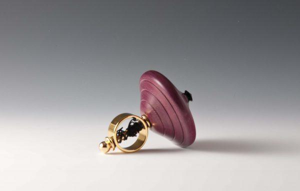 Spinning Top - Purpleheart Wood