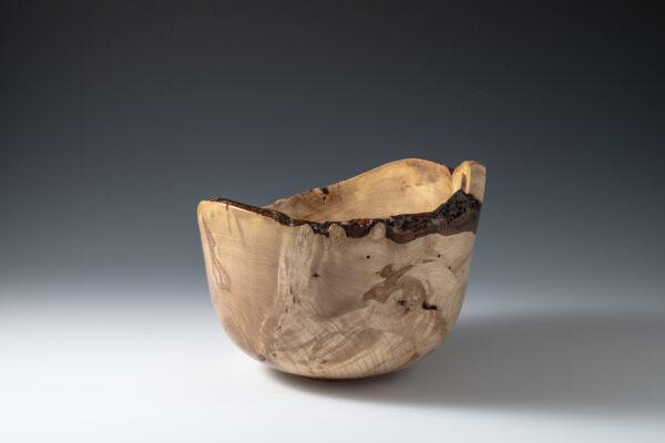 Hard Maple Burl Natural Edge Vase